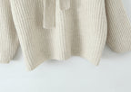 Women's Autumn Winter Lazy Relaxed Feeling Knitted Sweater Set