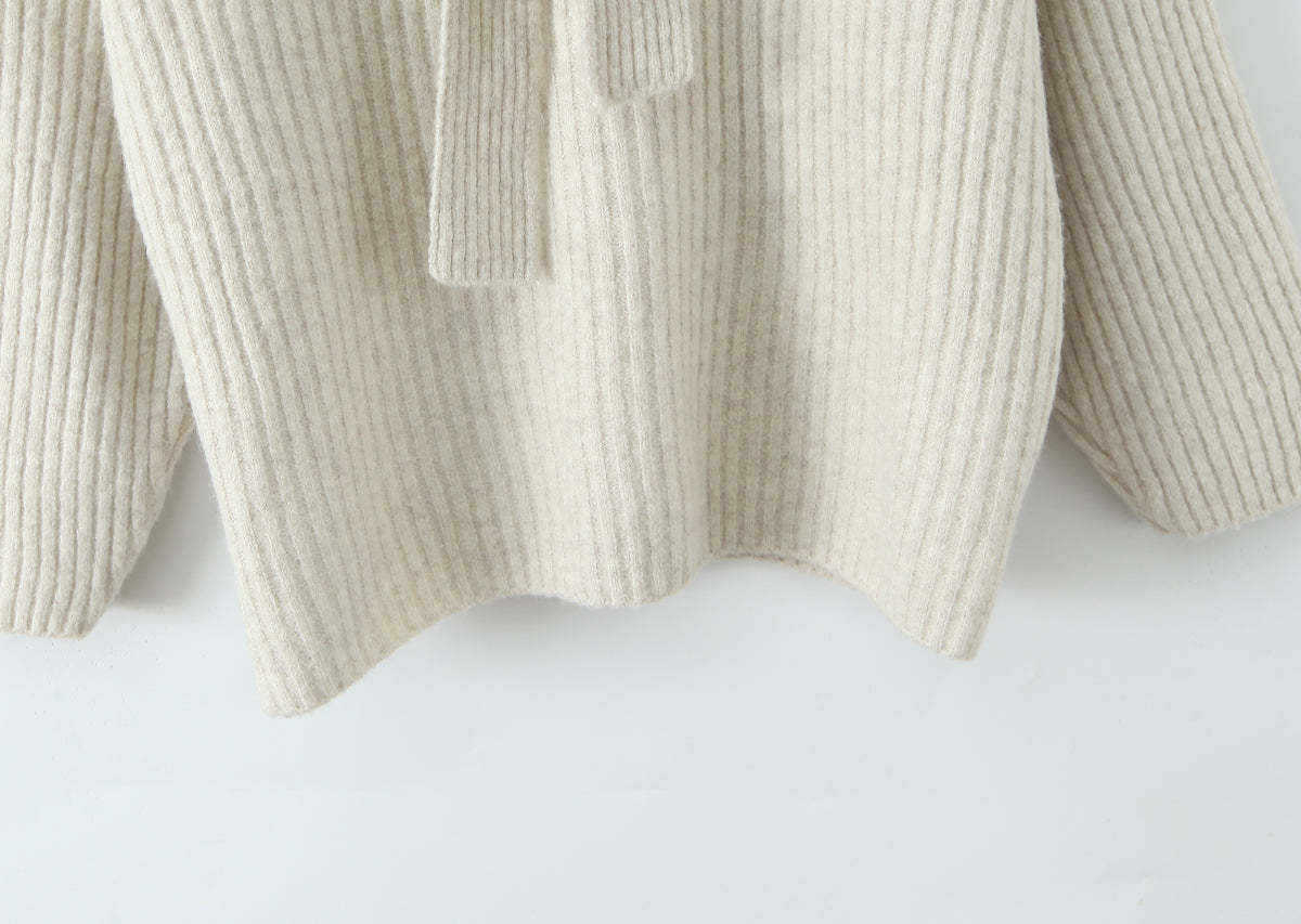 Women's Autumn Winter Lazy Relaxed Feeling Knitted Sweater Set