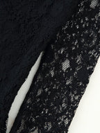 Women's Off-Shoulder Lace Long-Sleeve Dress