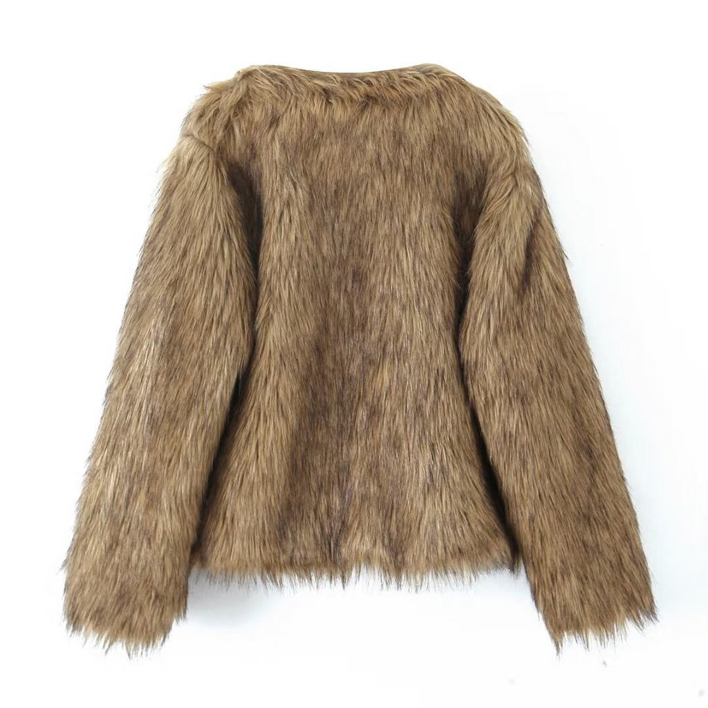 Women's Fur Overcoat Coat