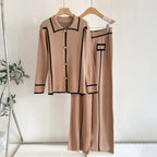 Women's Collar Up Knitted For Autumn And Winter Office Wear For