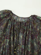 Women's Autumn Metal Color Line Dress