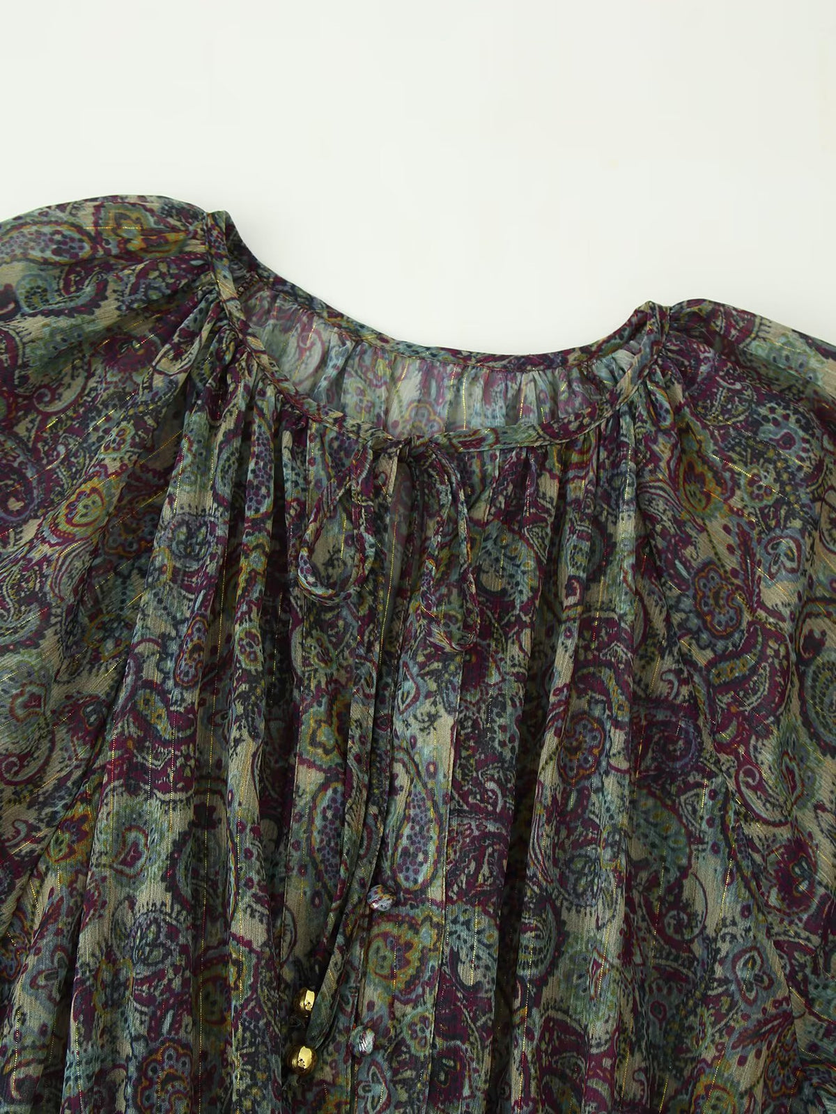 Women's Autumn Metal Color Line Dress