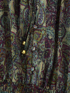 Women's Autumn Metal Color Line Dress