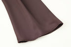 Women's Autumn Women Coat Silk Satin Texture Scarf Dress