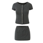 Women's Slim Fit Short Sleeved Knitted Top