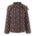 Women's Clothing Street Stand Up Collar Thickened Cotton Padded Coat