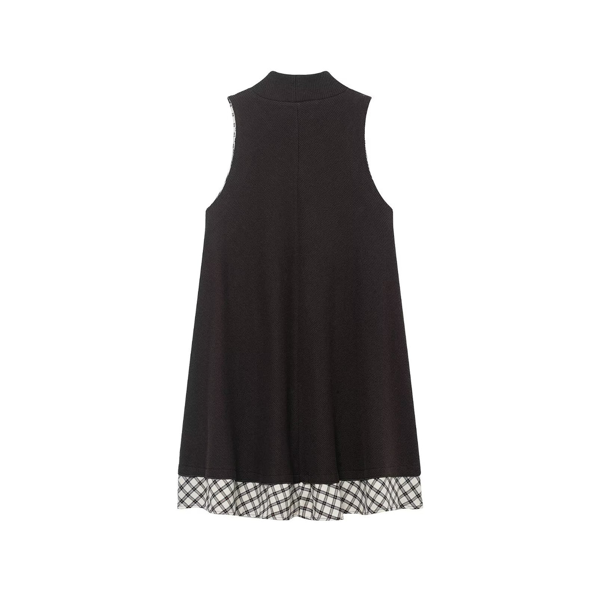 Winter All Matching Each Patchwork Knit Dress