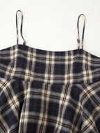 Women's Plaid Ruffle-Trim Camisole Top