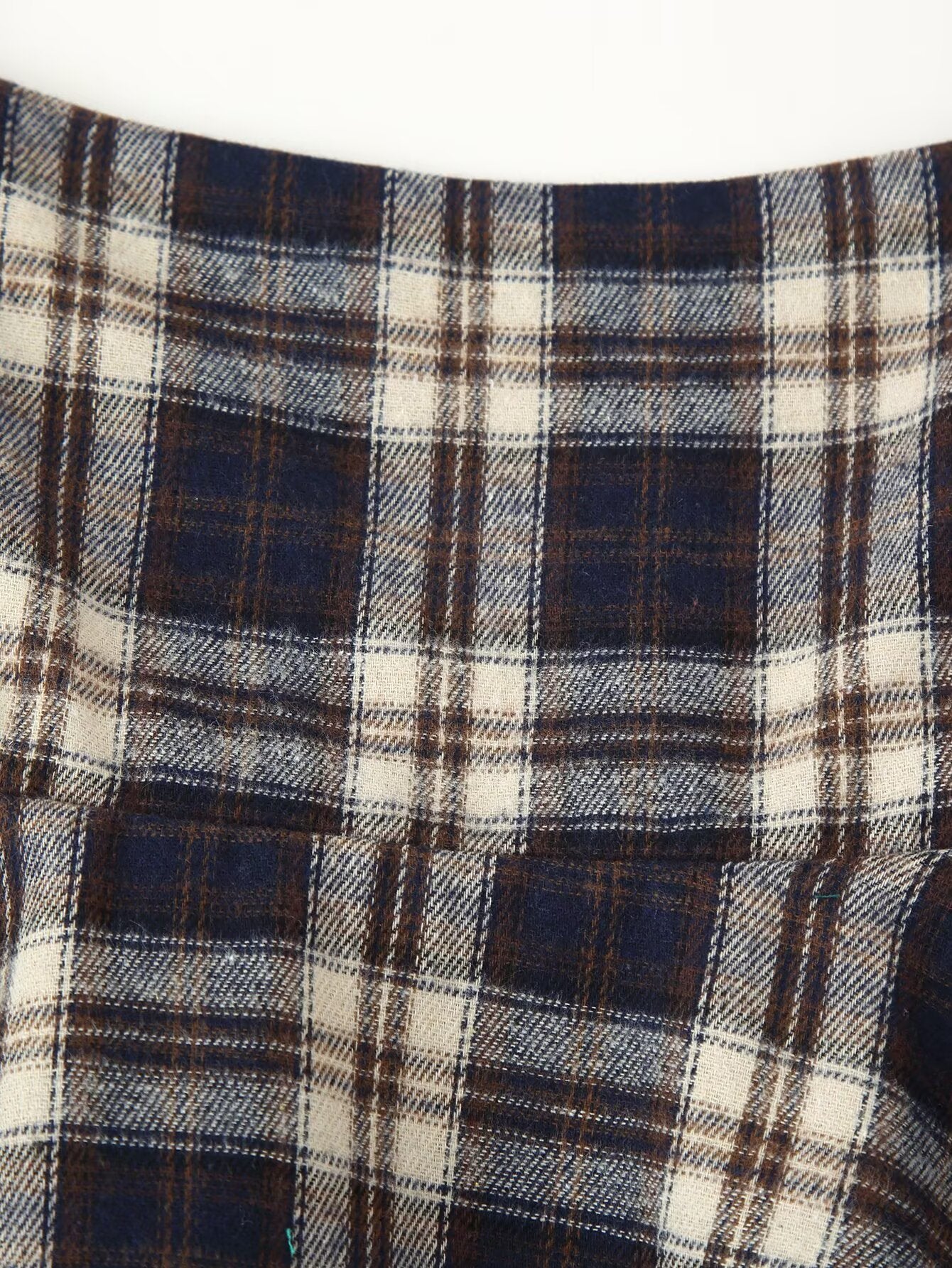 Women's Plaid Ruffle-Trim Camisole Top