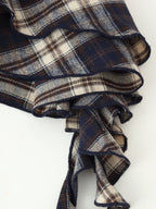 Women's Plaid Ruffle-Trim Camisole Top