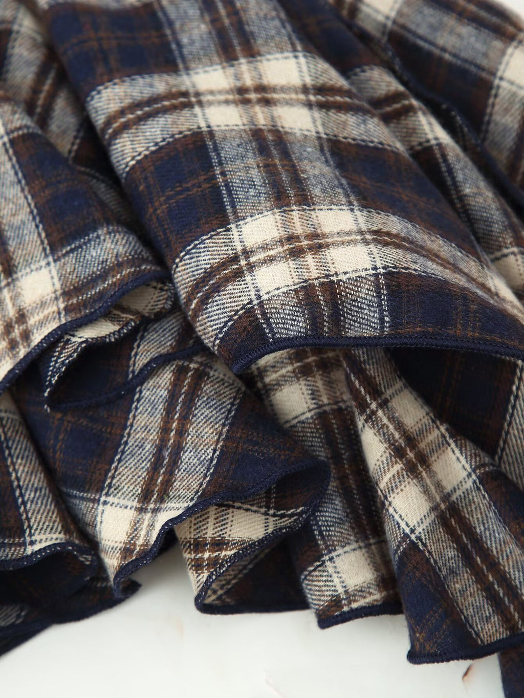 Women's Plaid Ruffle-Trim Camisole Top