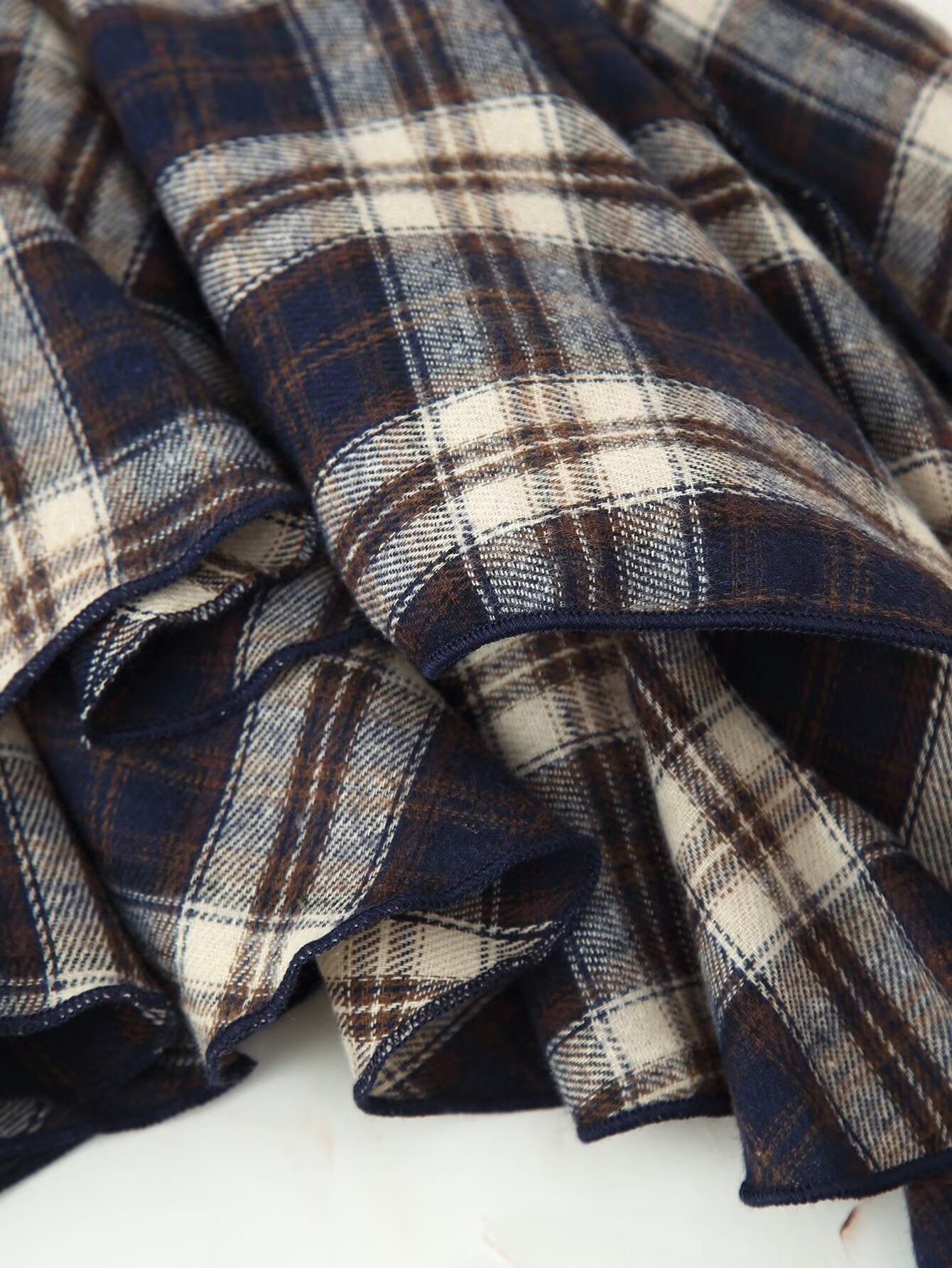 Women's Plaid Ruffle-Trim Camisole Top