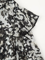 Belted Western Print Mini Dress