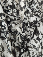 Belted Western Print Mini Dress