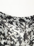Belted Western Print Mini Dress