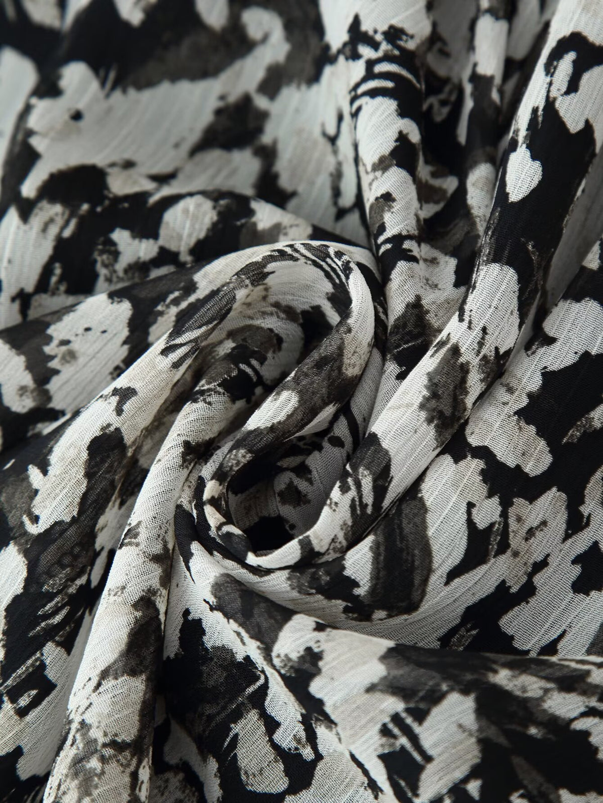 Belted Western Print Mini Dress