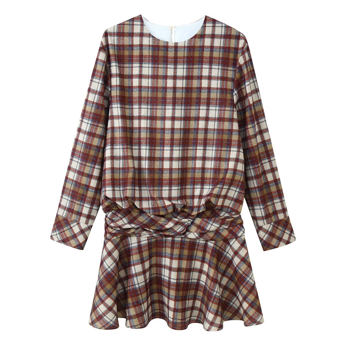 Plaid Mini Dress