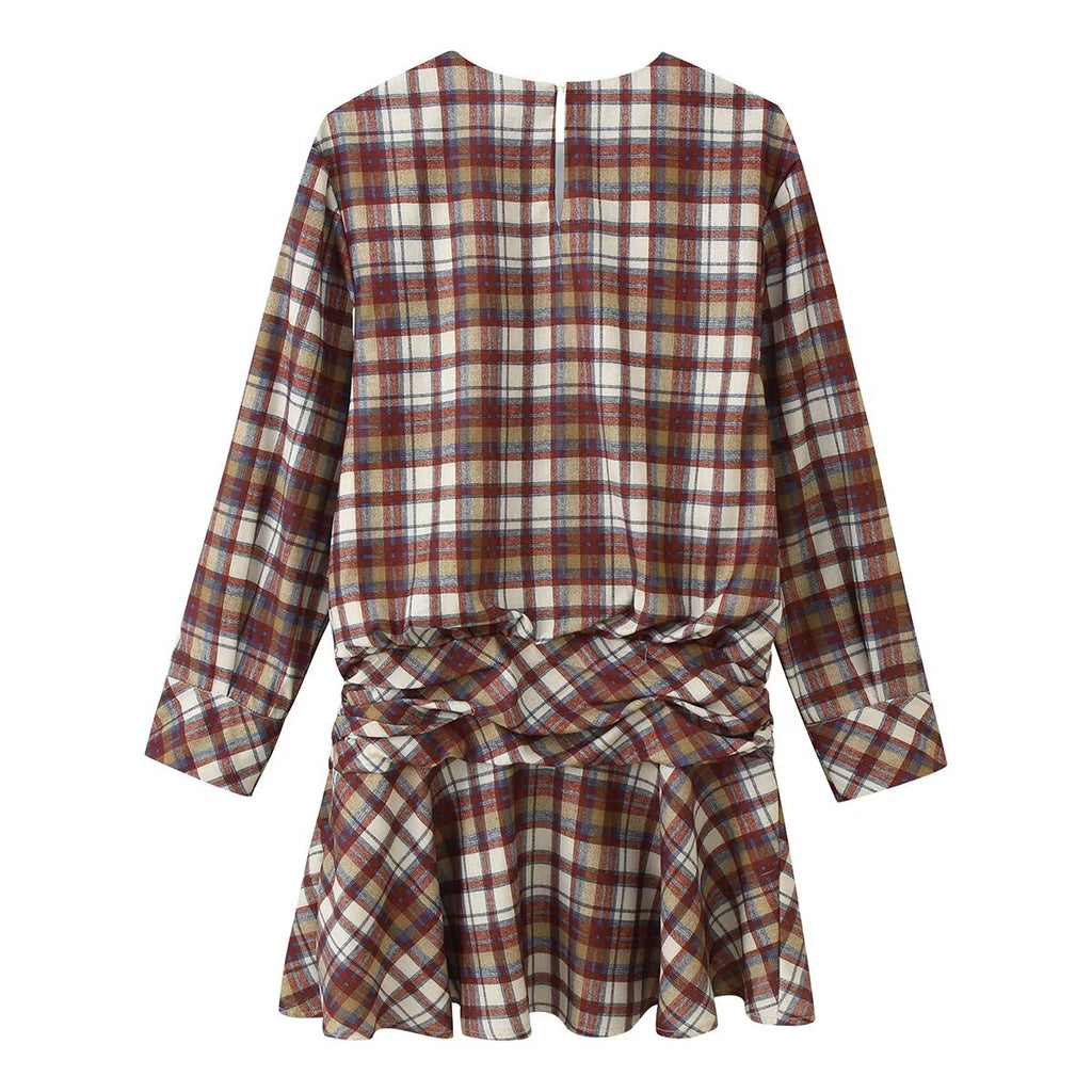 Plaid Mini Dress