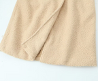 Women's Lace-Up Wool Coat