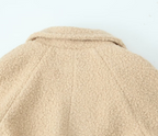 Women's Lace-Up Wool Coat