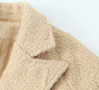 Women's Lace-Up Wool Coat