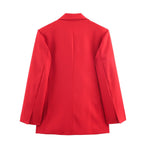 Women's Midi Skirt Suit Two-Piece Set