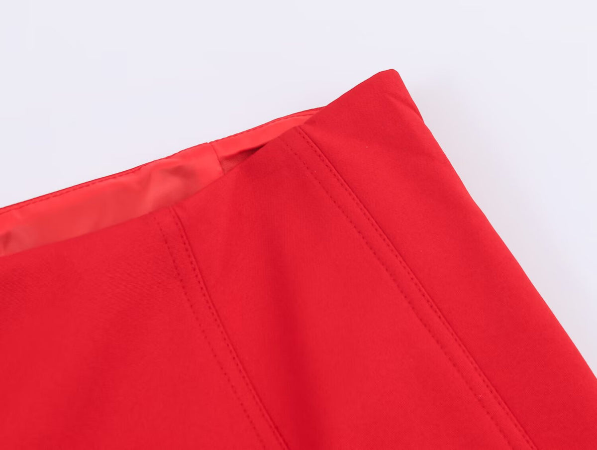 Women's Midi Skirt Suit Two-Piece Set