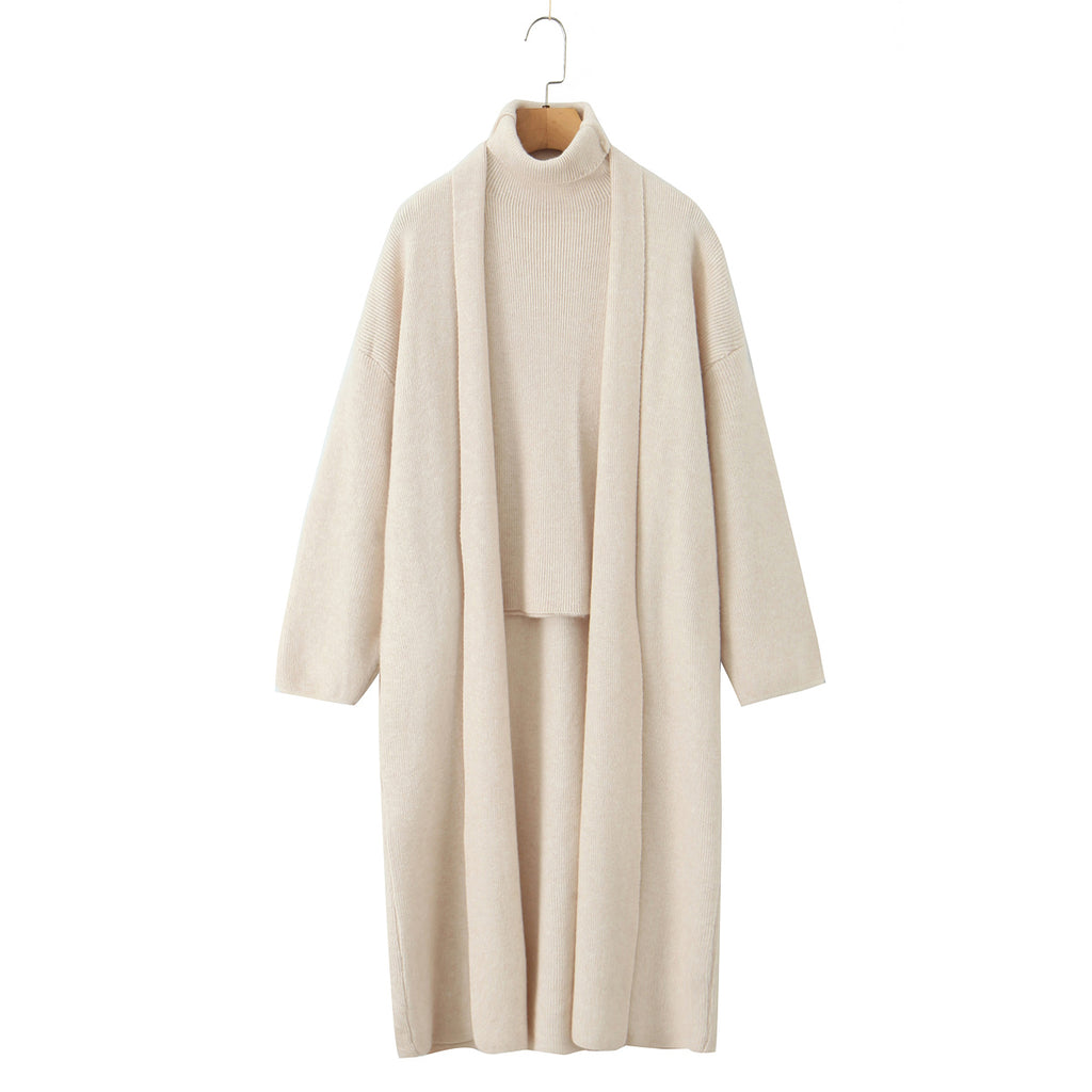 Beige Apricot Three Piece Set