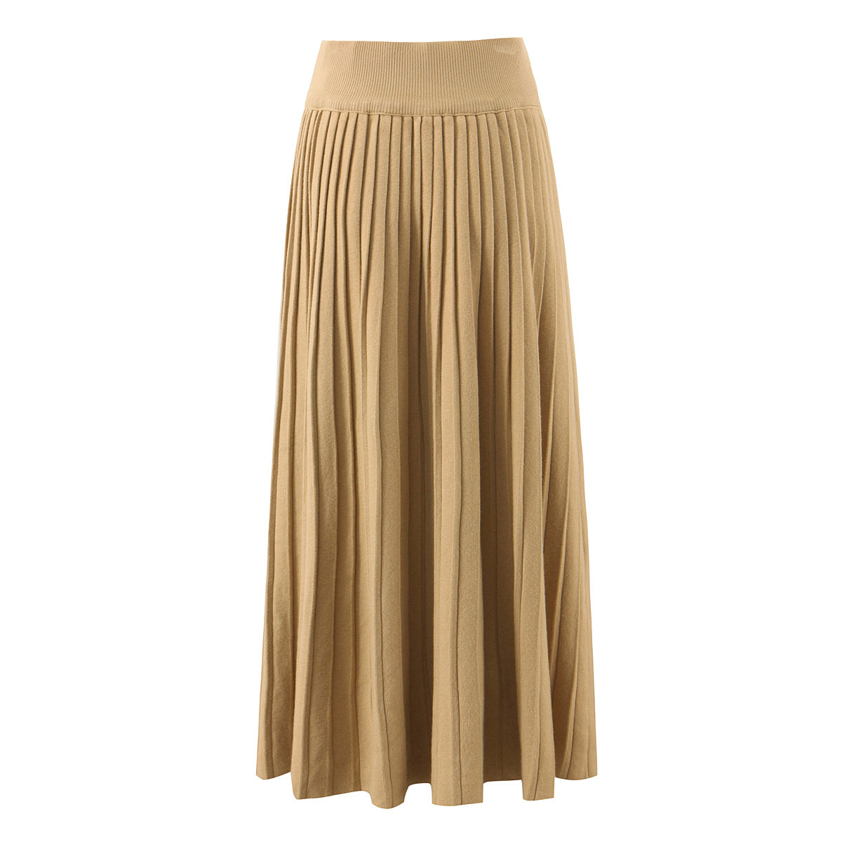 Women's Knit V-Neck Long-Sleeve Top and Skirt Two-Piece Set
