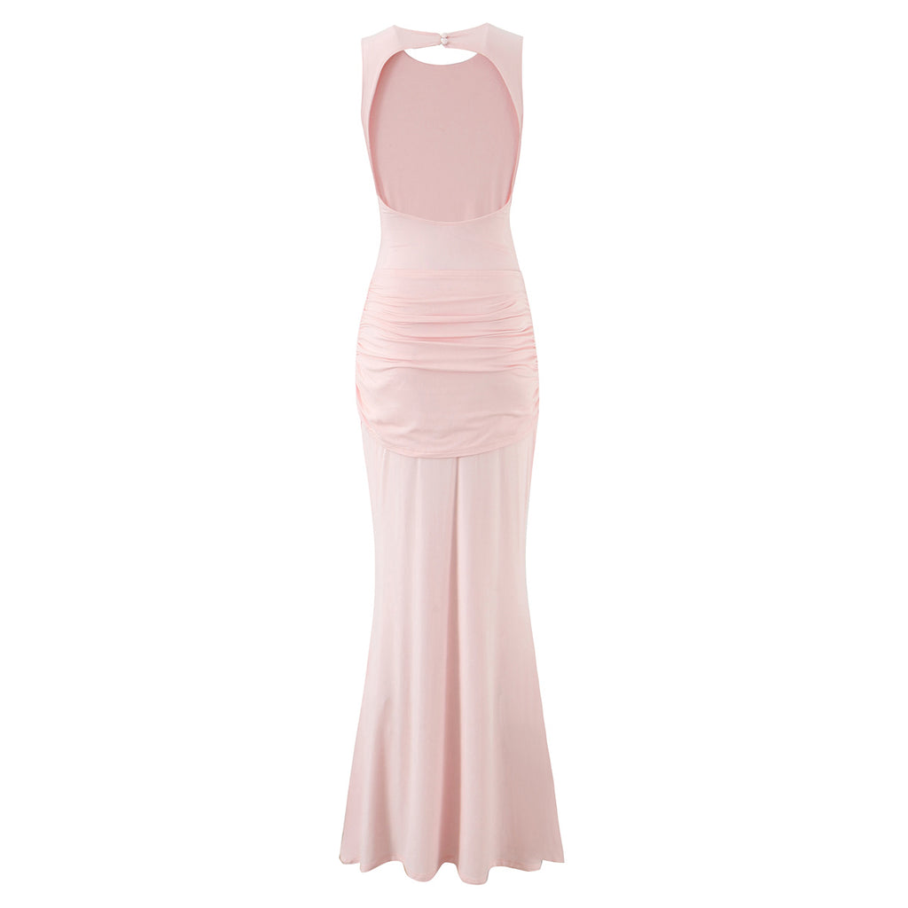 Women's Backless Maxi Dress