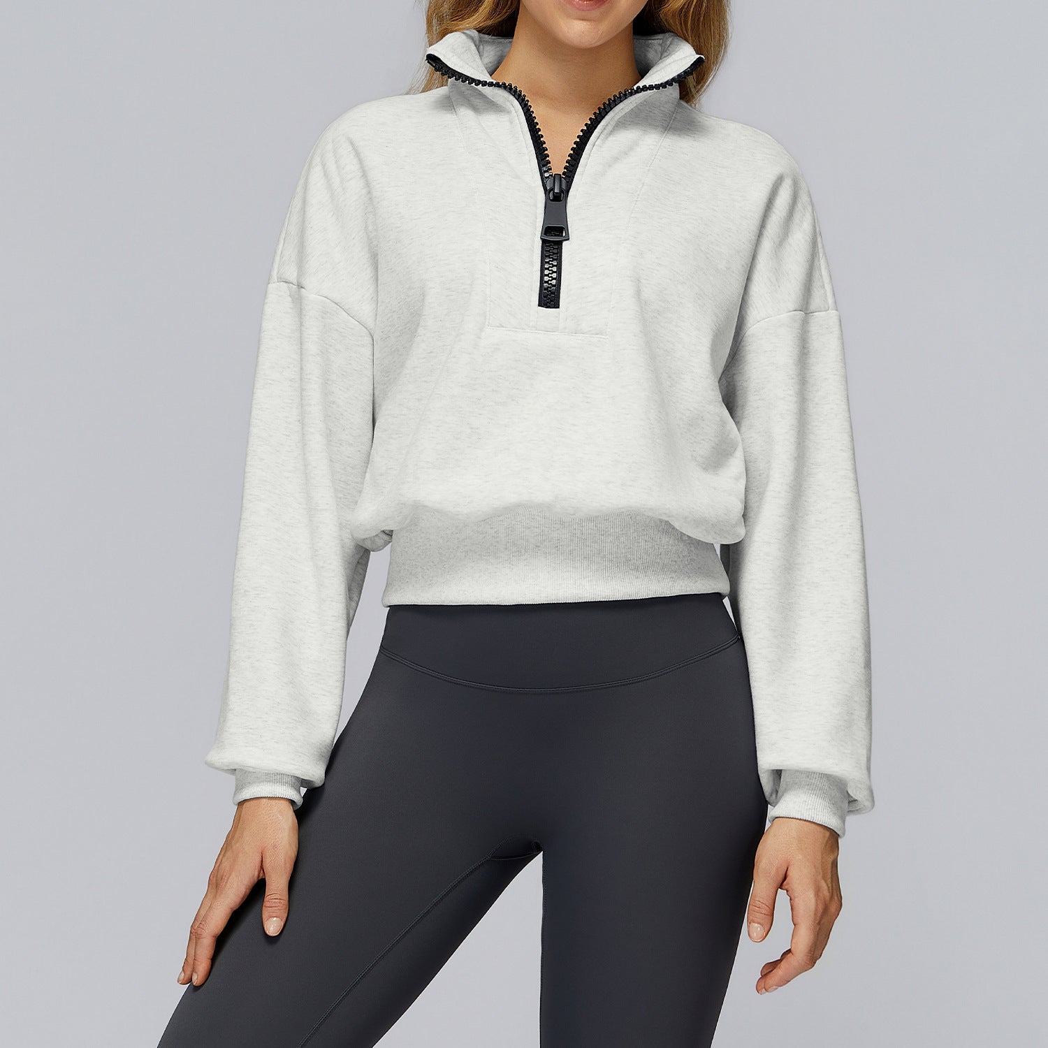 Women's Stand-Collar Windproof Sports Sweatshirt