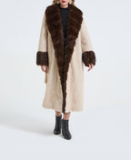 Women's 's Faux Fur Long Coat