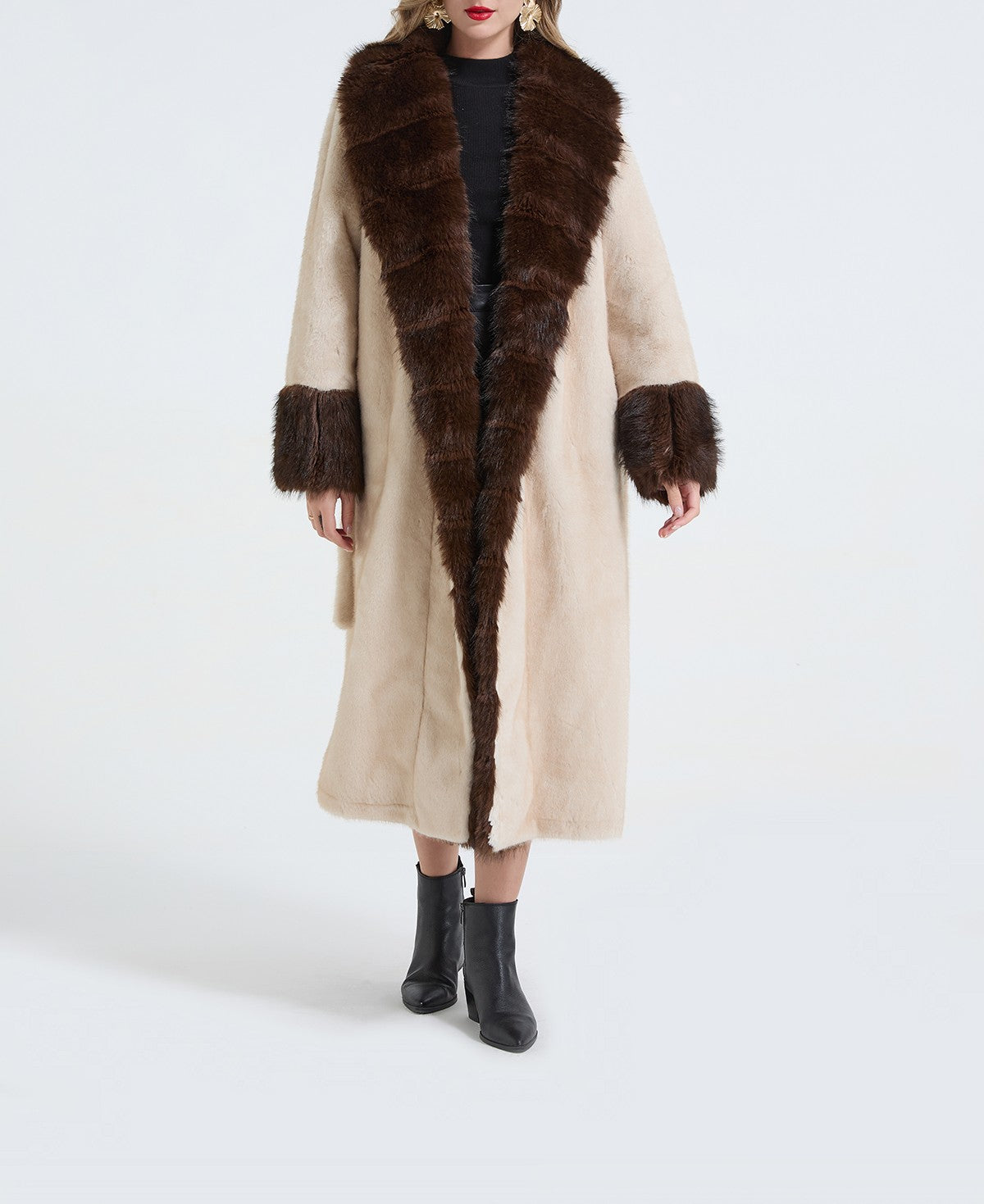 Women's Faux Fur Long Coat