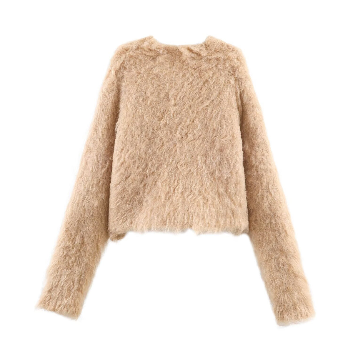 Women's Winter Casual Loose Single-Breasted Long-Sleeve Cardigan