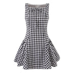 Black and White Lattice Pattern