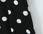 Women's Polka-Dot V-Neck Mini Dress