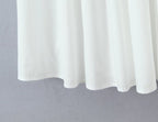 Women's Smocked Crew-Neck Puff-Sleeve Maxi Dress