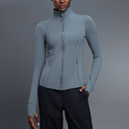 Belgium Blue Silver Zipper