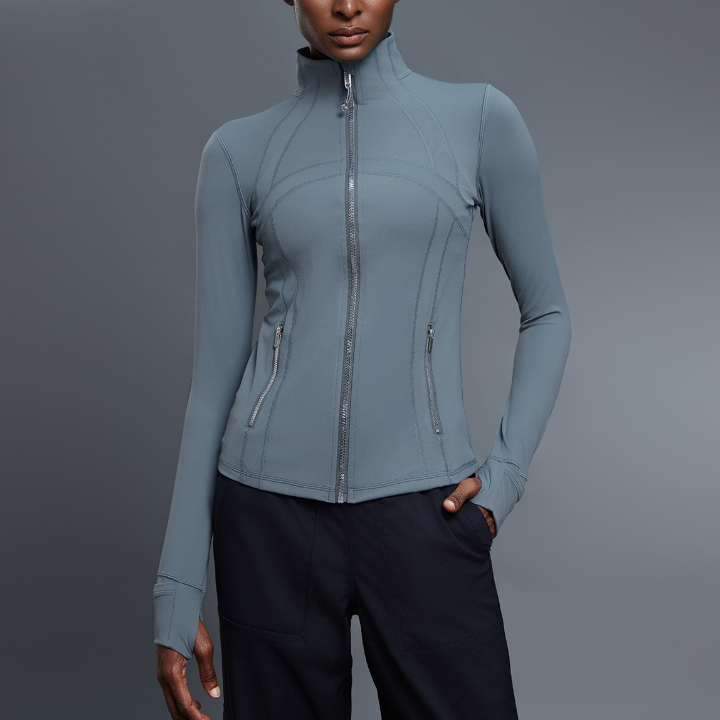Belgium Blue Silver Zipper