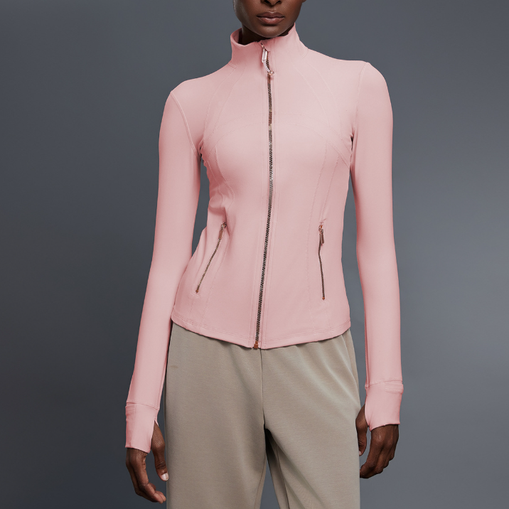 Strawberry Milkshake Pink Rose Golden Zipper