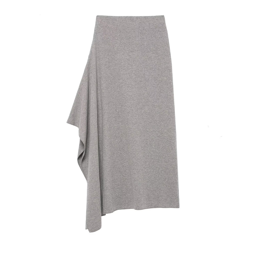Asymmetric Midi Skirts Skirt