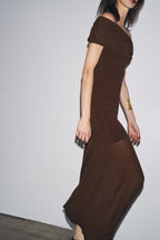 Sense Cold Shoulder Knitted Dress