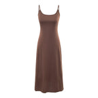 Floral Crew-Neck Trumpet-Sleeve A-Line Maxi Dress