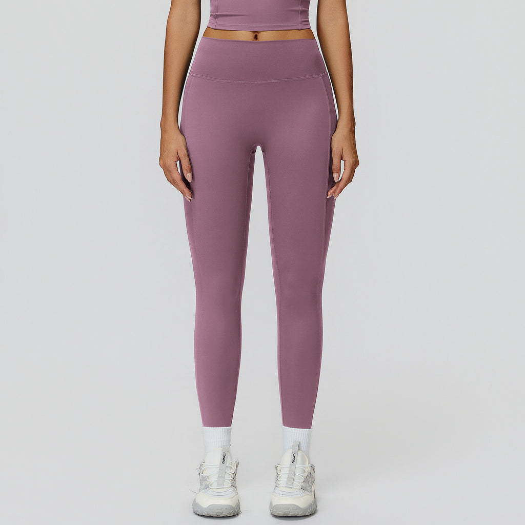 Pleated Brushed Yoga Pants