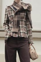 Women's Slim Fit Plaid Shirt