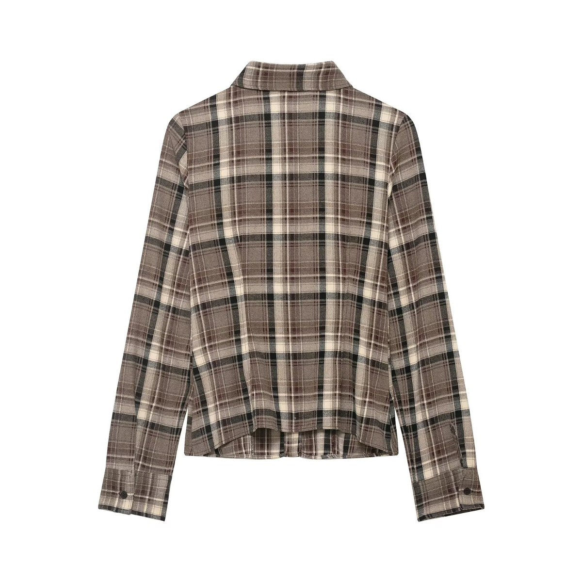 Women's Slim Fit Plaid Shirt