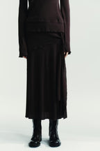 Soft High-Waist Midi Skirt