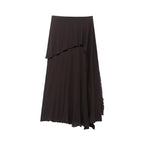 Soft High-Waist Midi Skirt