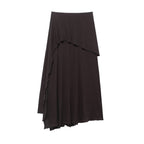 Soft High-Waist Midi Skirt